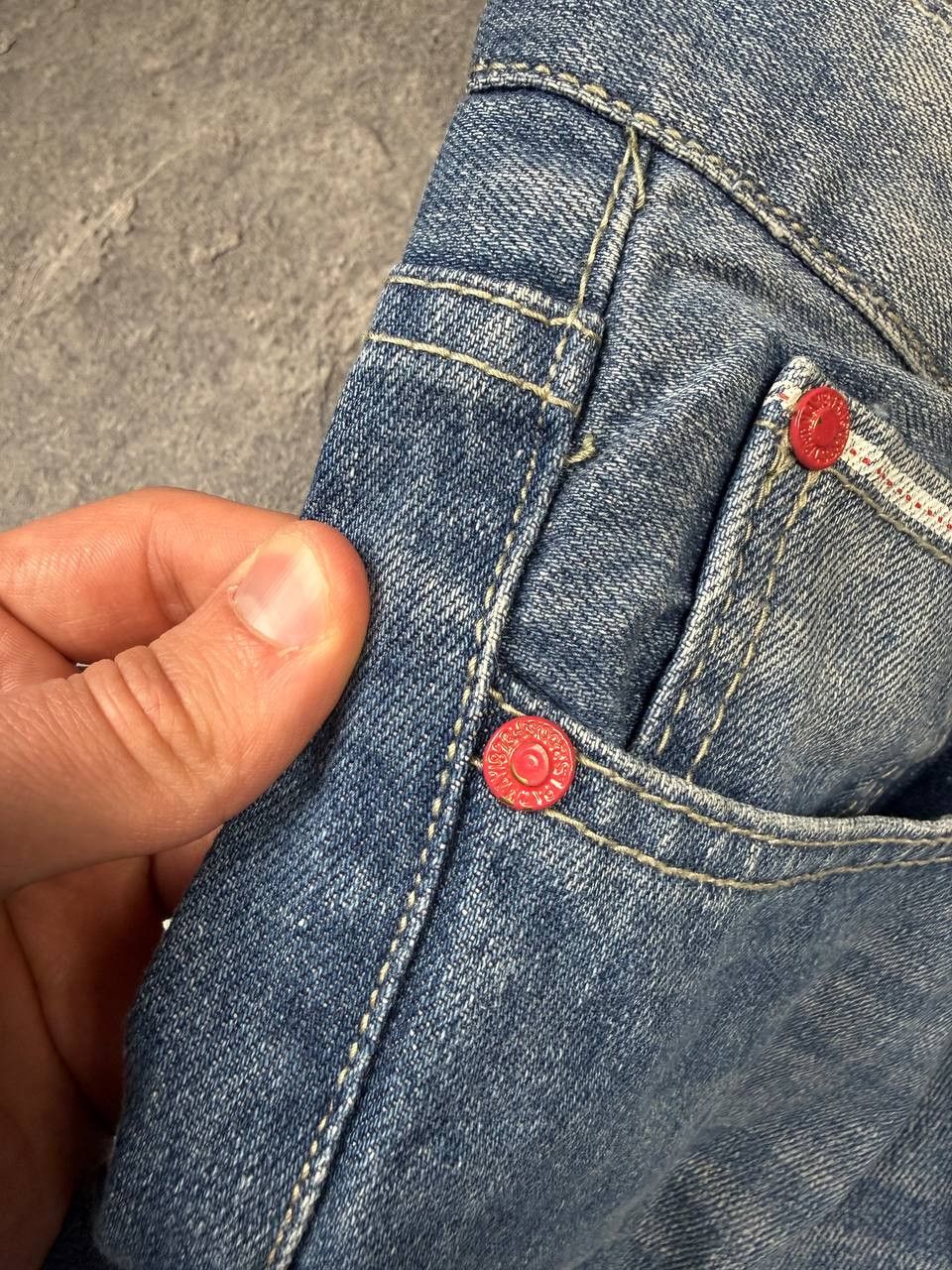CLOT × Levi's Rare Levi's X Fragment Distressed Archieve Denim Y2K Size US 34 / EU 50 - 12 Thumbnail