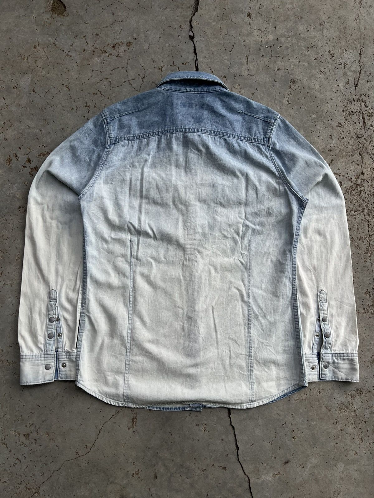 GOSTAR DE FUGA 2000s GOSTER DE FUGA TWO TONE WESTERN DENIM JACKET Size US S / EU 44-46 / 1 - 6 Thumbnail