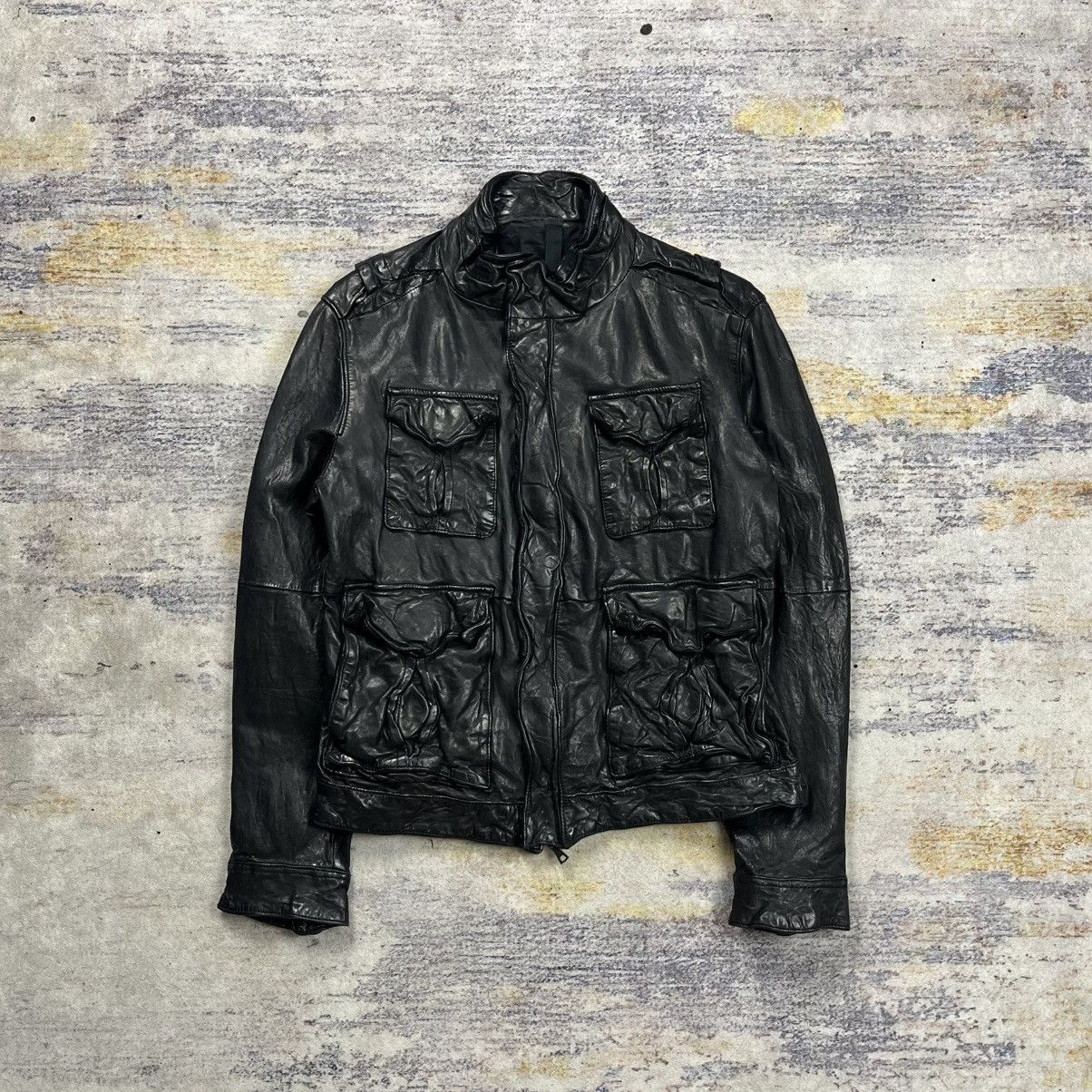 Men's Isamu Katayama Backlash Leather Jackets | Grailed