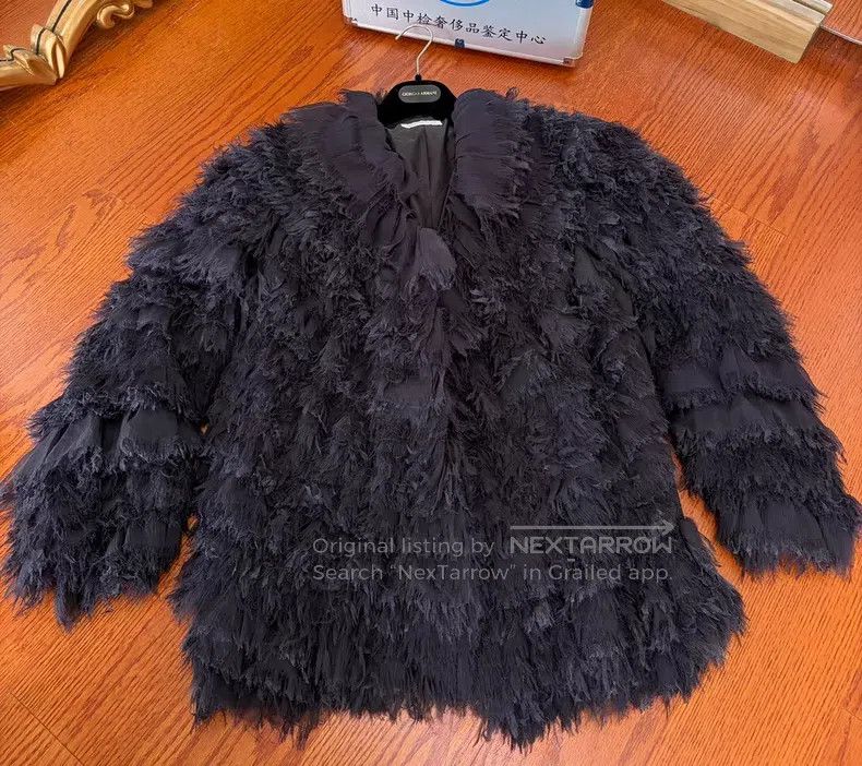 Dries Van Noten Dries Van Noten Black Silk Tassel Short Coat Size M / US 6-8 / IT 42-44 - 1 Thumbnail