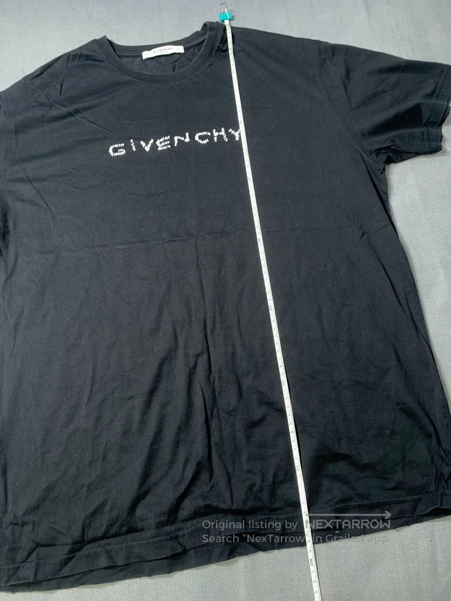 Givenchy Givenchy Irregular Embroidery Distressed Tee. Size US XL / EU 56 / 4 - 7 Thumbnail