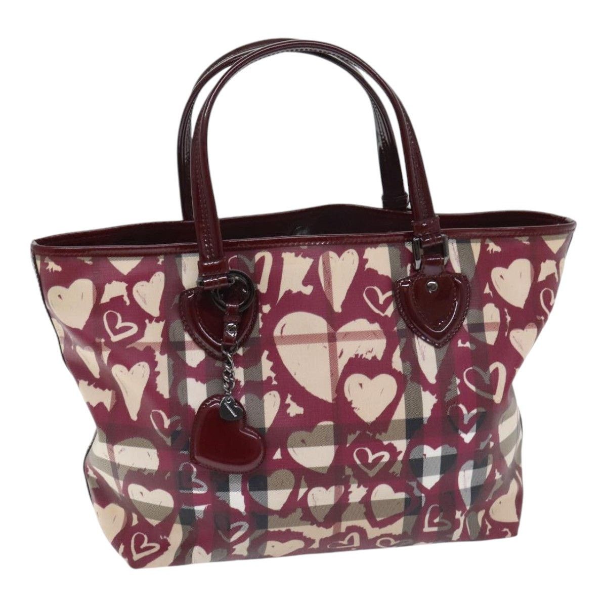 Burberry Burberry Nova Check Tote Bag Pvc Beige Silver Size ONE SIZE - 1 Thumbnail