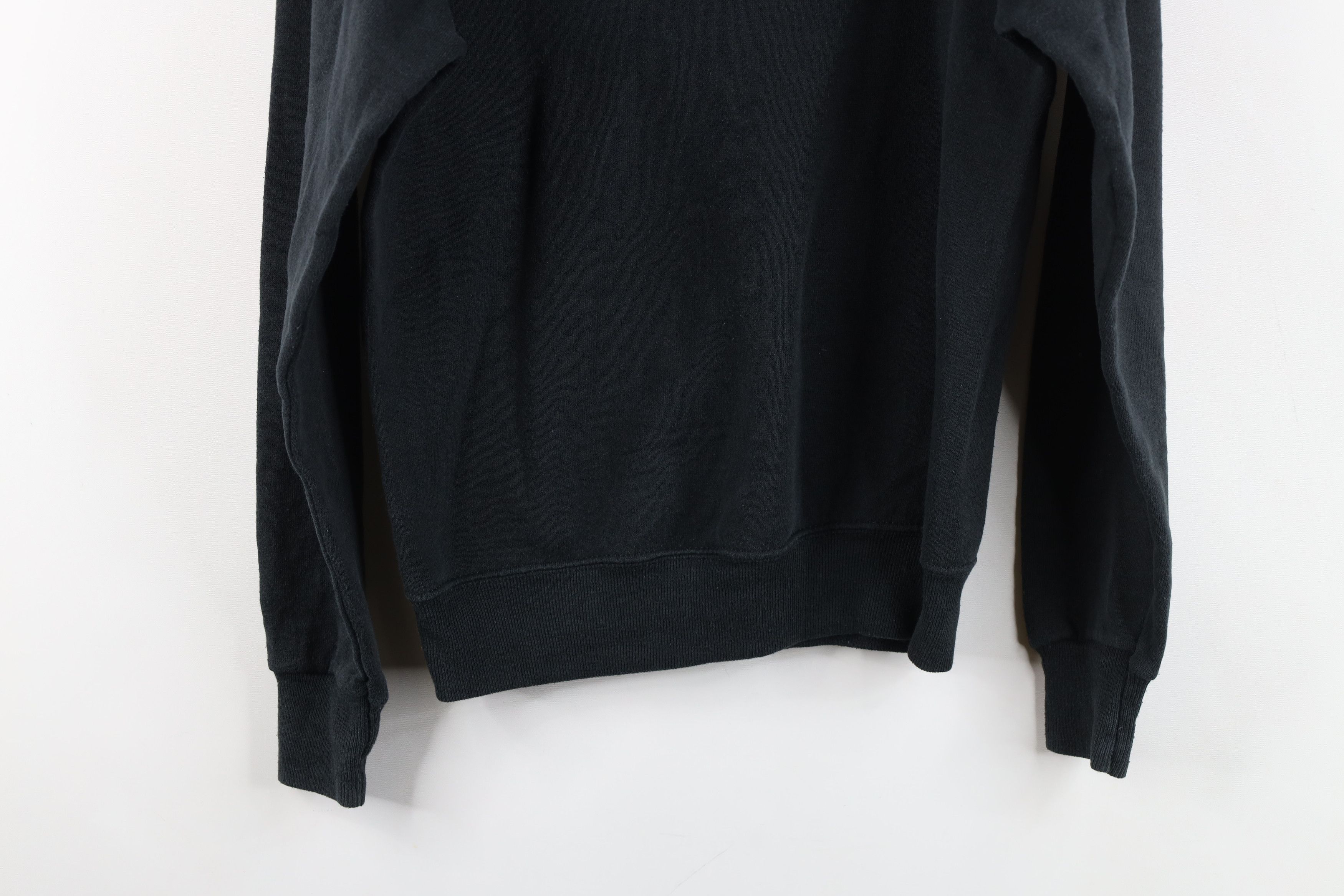Vintage Vintage 90s Streetwear Raglan Crewneck Sweatshirt Black USA Size S / US 4 / IT 40 - 14 Thumbnail