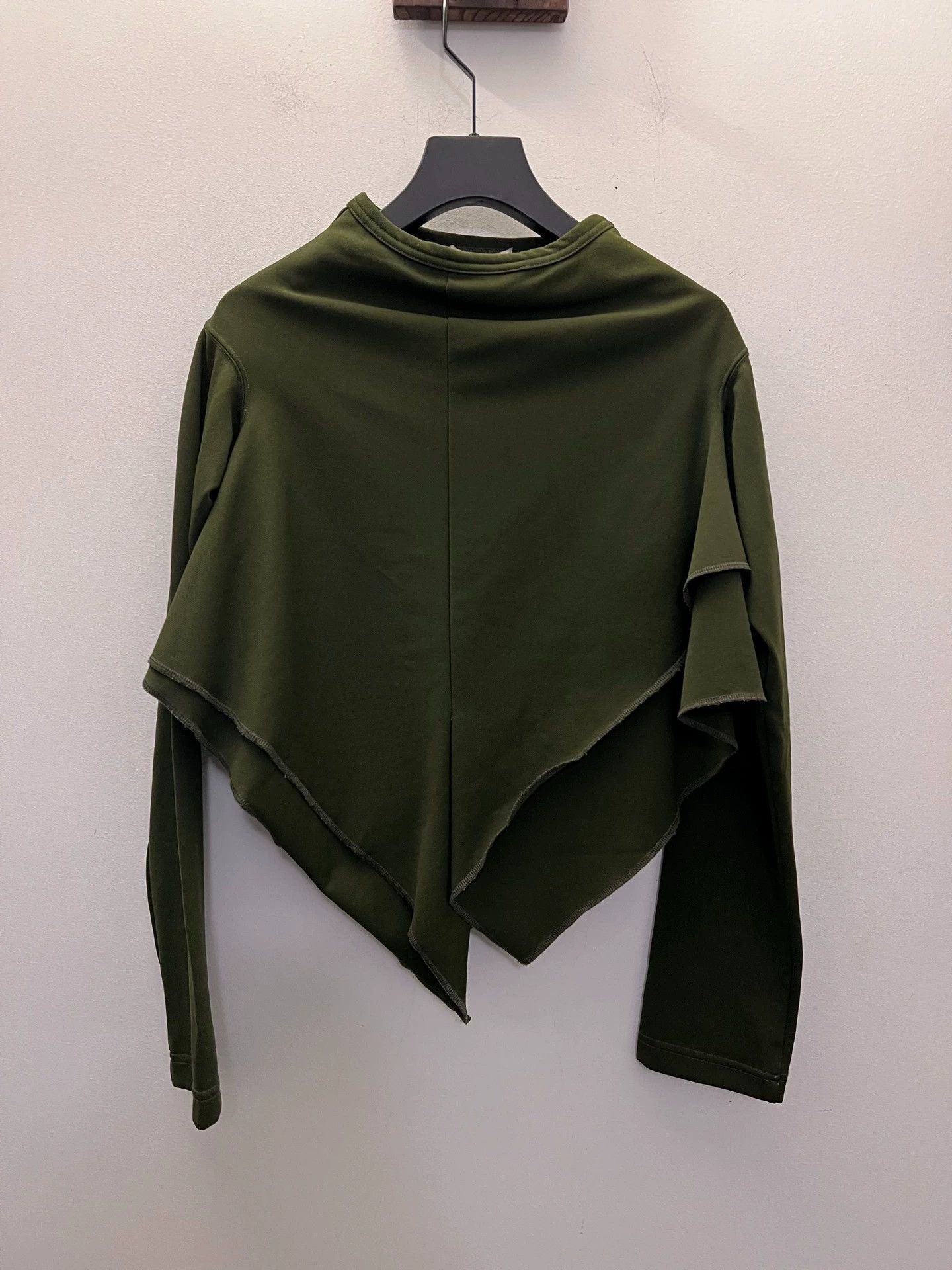 Comme des Garcons CDG 2009 Vintage MG Double-Layer Irregular Slant Hem Top Size S / US 4 / IT 40 - 9 Thumbnail