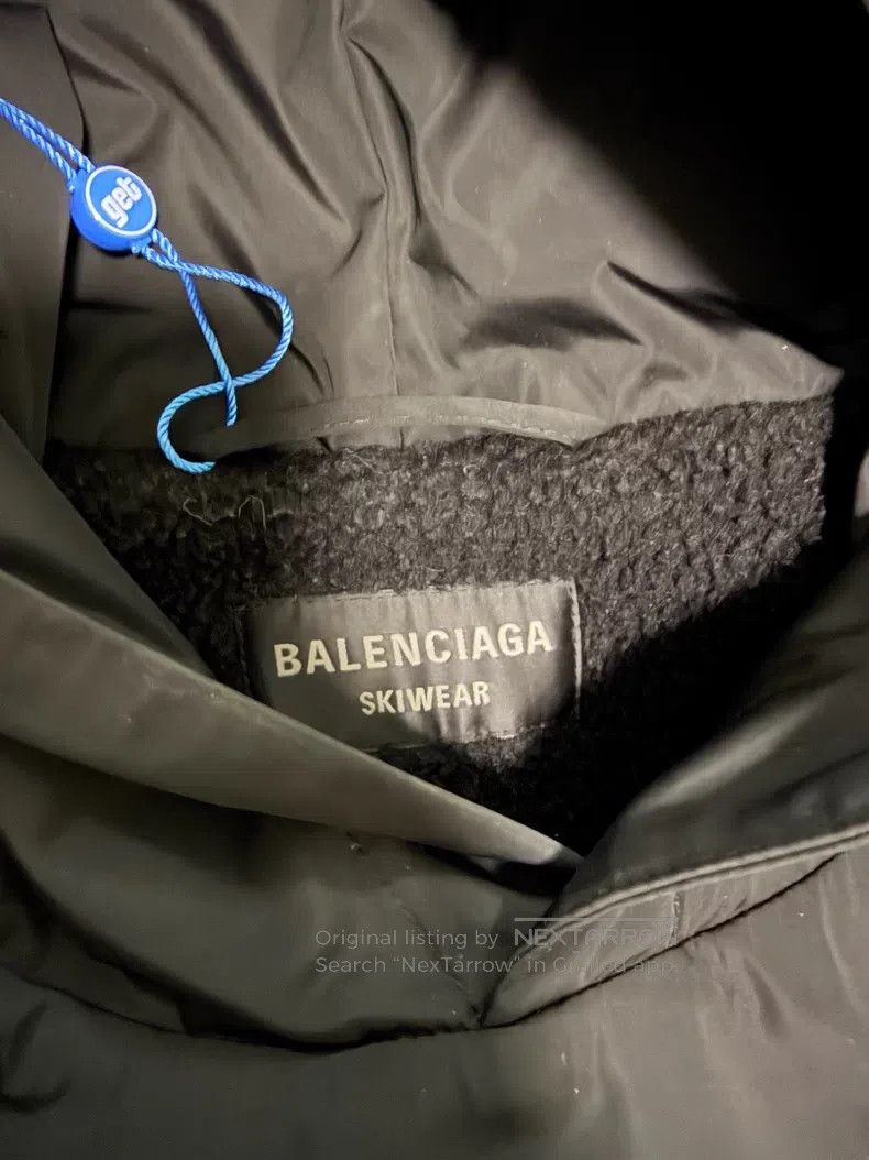 Balenciaga Balenciaga Ski Series 3B Nylon Hooded Fleece Sweatshirt Size US M / EU 48-50 / 2 - 3 Thumbnail