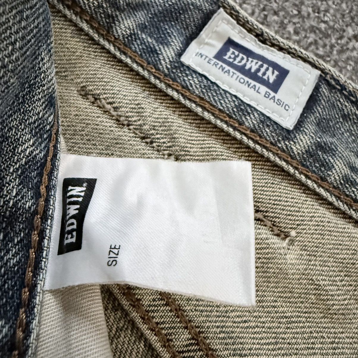 Seditionaries 🇯🇵 Vintage 90s Japanese Baggy Edwin 404 Rusty Washed Denim Size US 33 - 11 Thumbnail