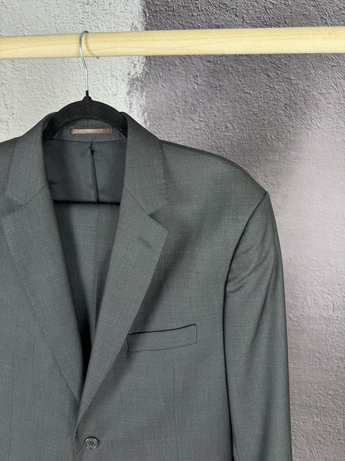 Nazareno Gabrielli BNWT Nazareno Gabrielli 2 pcs Panda grey 2 button wool suit Size 44R - 5 Thumbnail