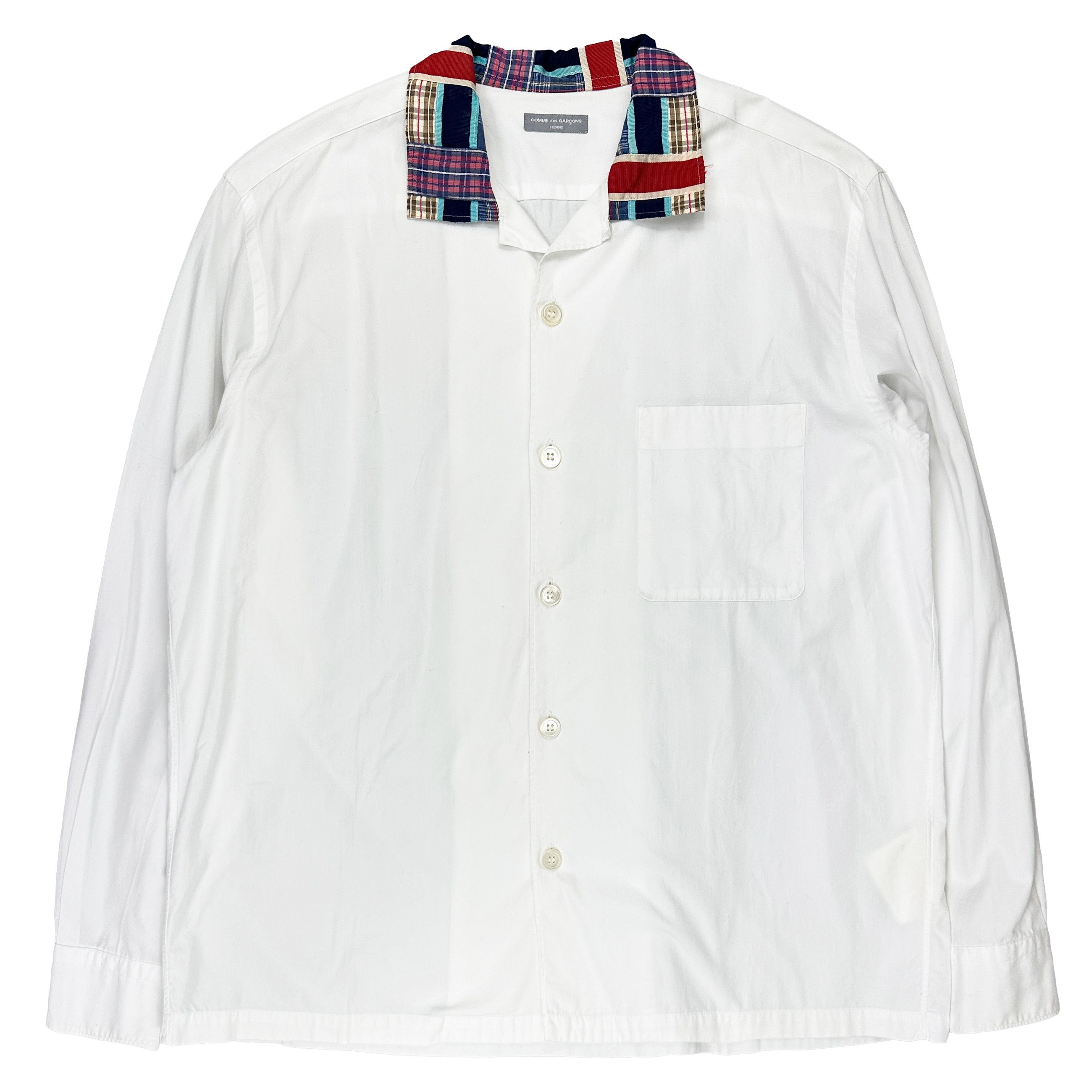 Comme des Garcons Homme Plus AD1999 Patterned Collar Shirt Size US L / EU 52-54 / 3 - 1 Preview