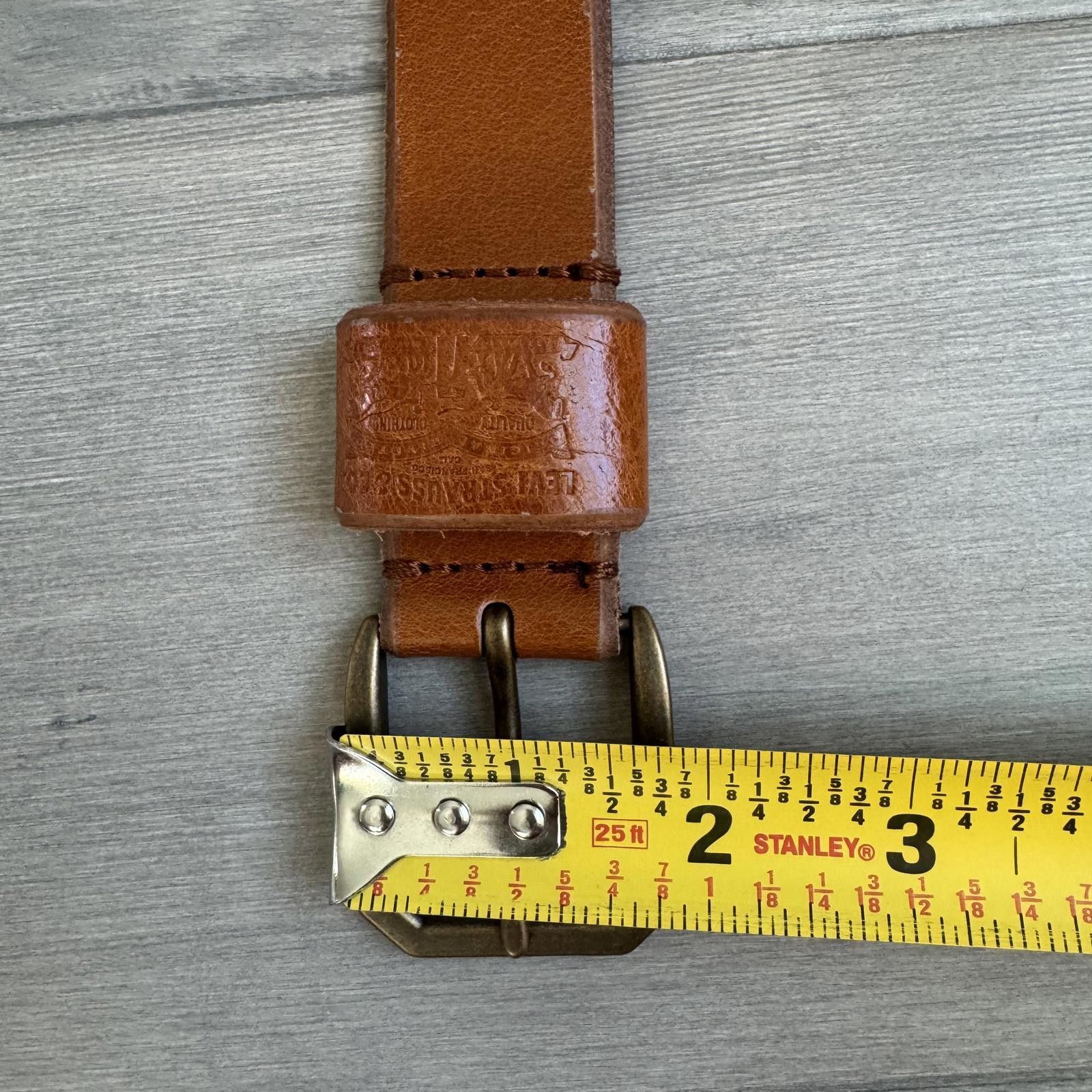 Other Levi Strauss & Co. Men’s Belt / Brass Buckle Size 40 Size ONE SIZE - 5 Thumbnail