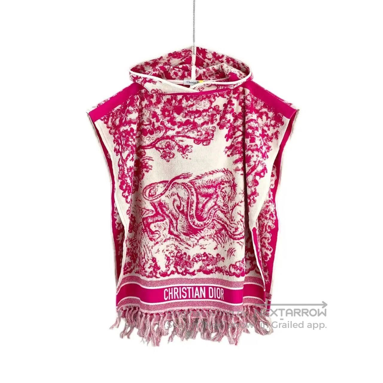 Dior Dior Pink zoo print cape| Size ONE SIZE - 1 Thumbnail