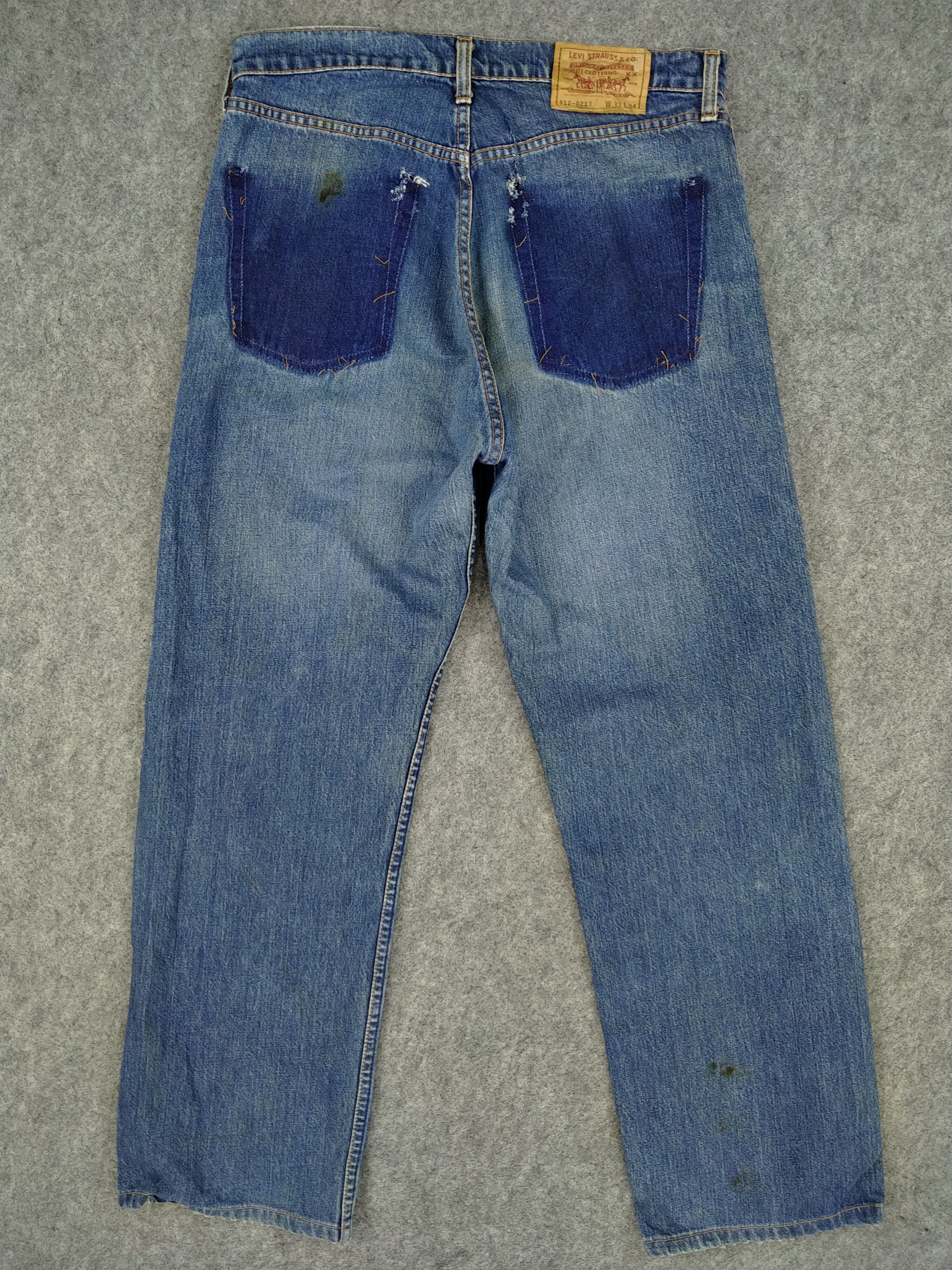 Levi's Faded Blue Vintage Levi's 512 Jeans 32x29 Denim -JN949 Size US 32 / EU 48 - 2 Thumbnail