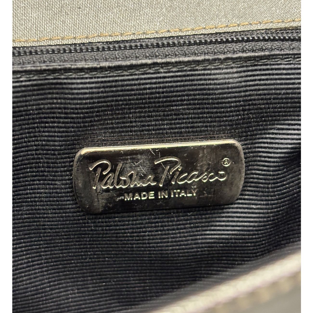 Paloma Picasso Rare | Vintage PALOMA PICASSO Metallic Fabric Crossbody Bag Size ONE SIZE - 6 Thumbnail