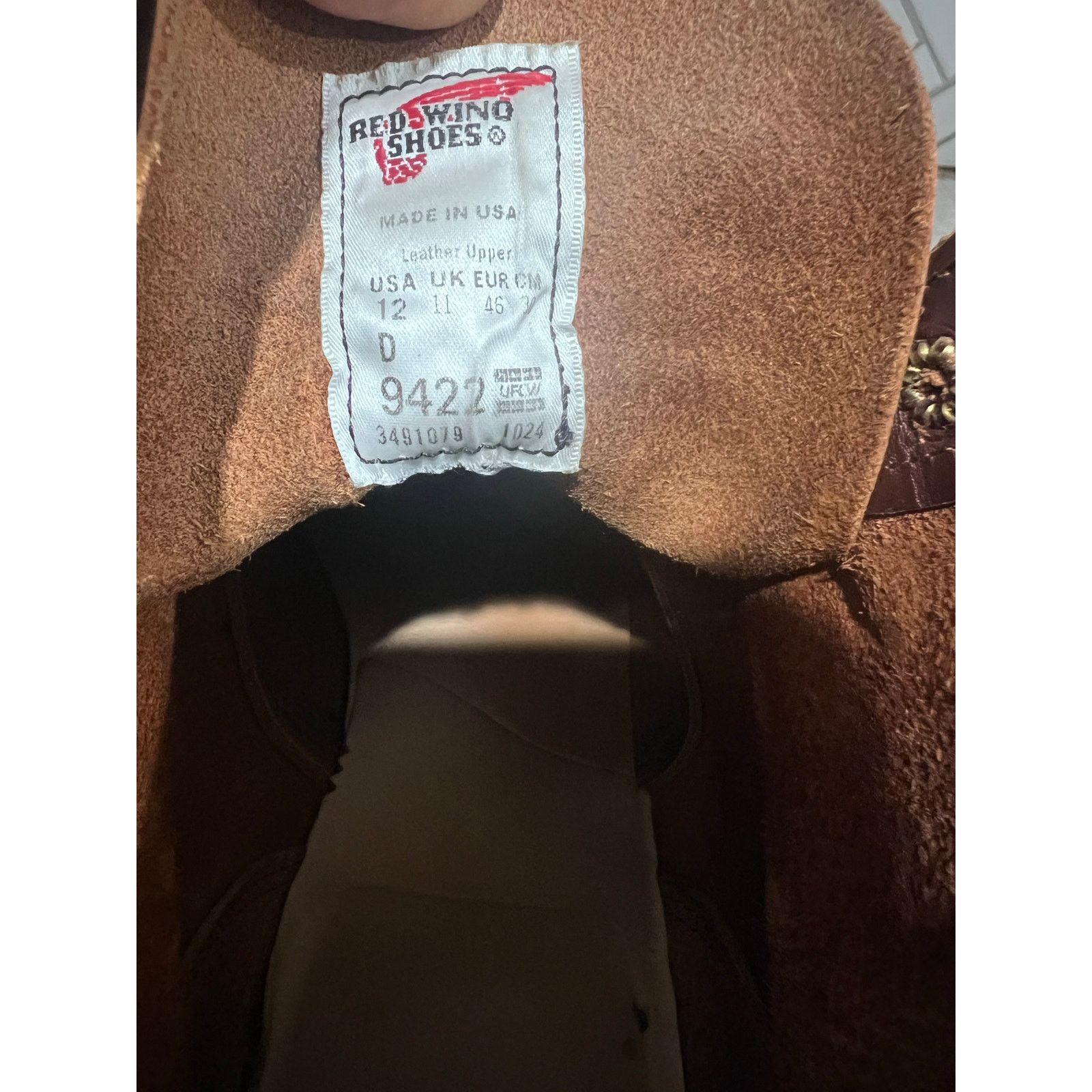 Red Wing Red Wing 9422 Boots Mens 12D Brown Leather Work Boots USA Size US 12 / EU 45 - 10 Thumbnail