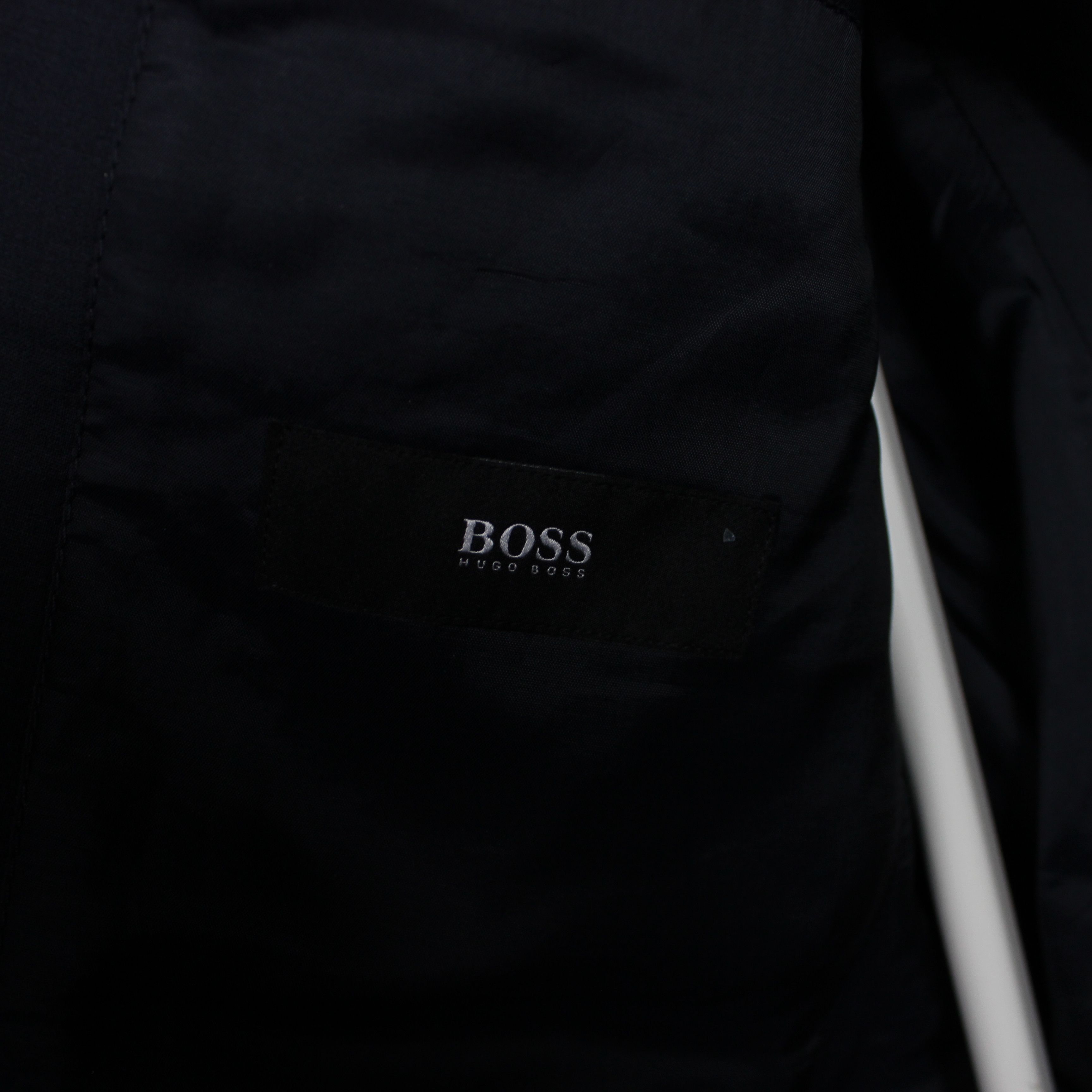 Hugo Boss Hugo Boss blazer men wool navy blue gray 38R 48 Size 38R - 4 Thumbnail