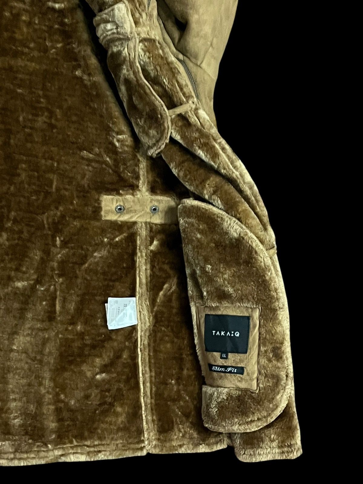 Hysteric Glamour × Japanese Brand Taka Q Brown Fur Hooded Jacket Size US L / EU 52-54 / 3 - 13 Thumbnail