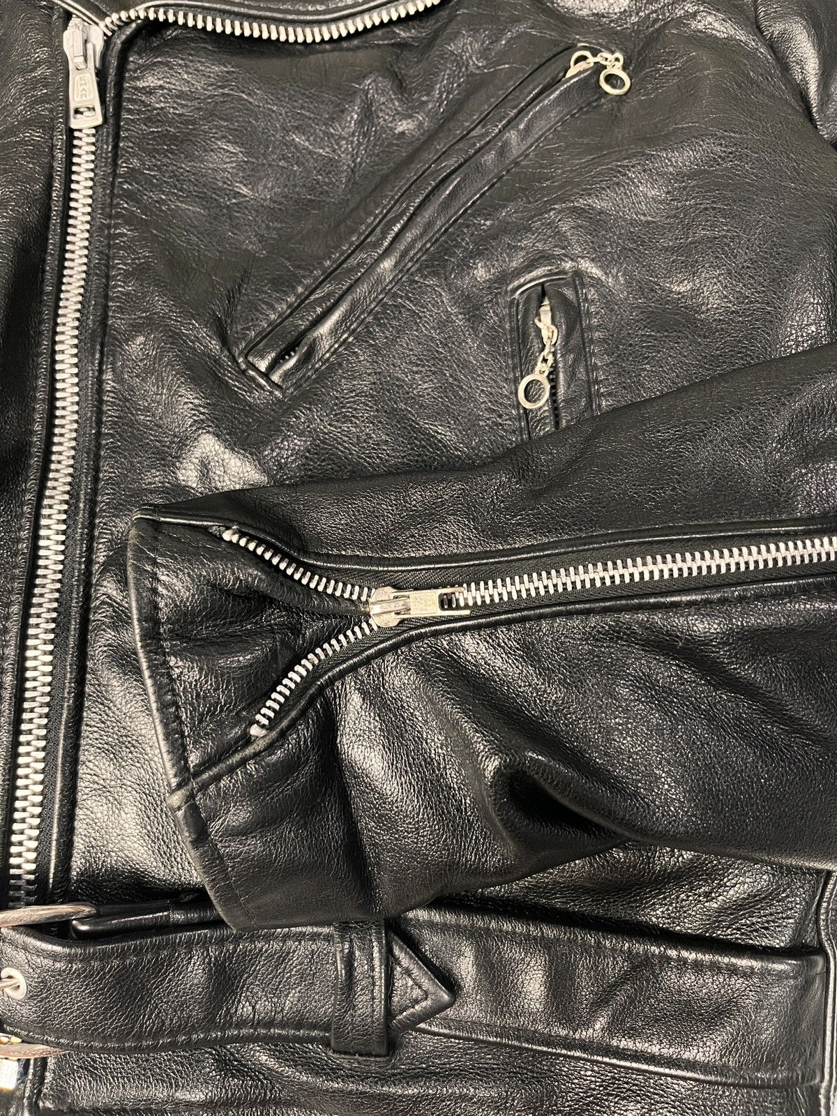 Vintage RAMONES LEATHER JACKET Size US M / EU 48-50 / 2 - 5 Thumbnail