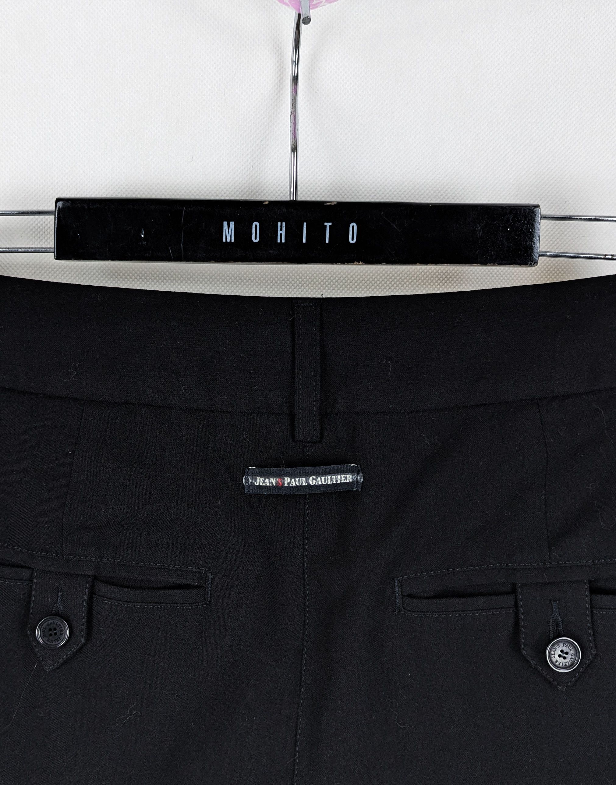 Jean Paul Gaultier Jean Paul Gaultier black pants trousers M Size 28" / US 6 / IT 42 - 2 Thumbnail