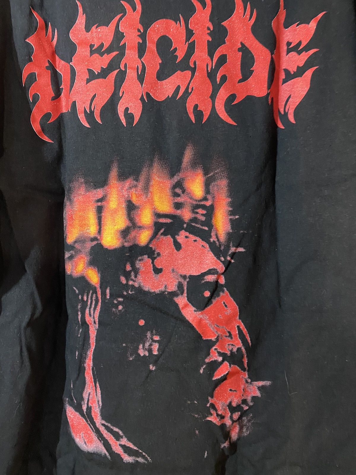 Band Tees × Vintage Vintage deicide insineratehymn shirt 90s Size US L / EU 52-54 / 3 - 4 Thumbnail