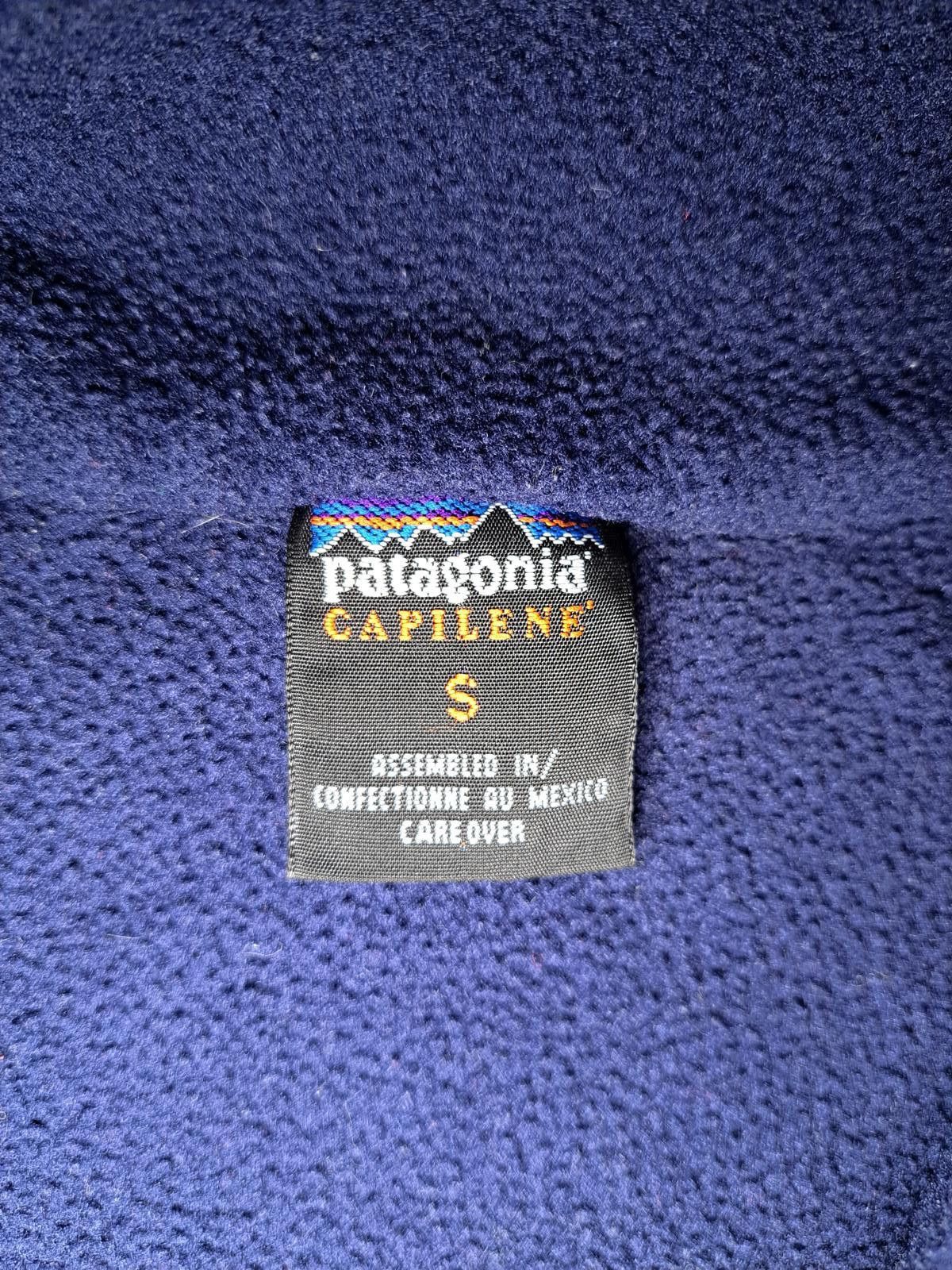 Patagonia VINTAGE Patagonia Capilene Pullover Jacket Mens Small Navy Size US S / EU 44-46 / 1 - 2 Thumbnail