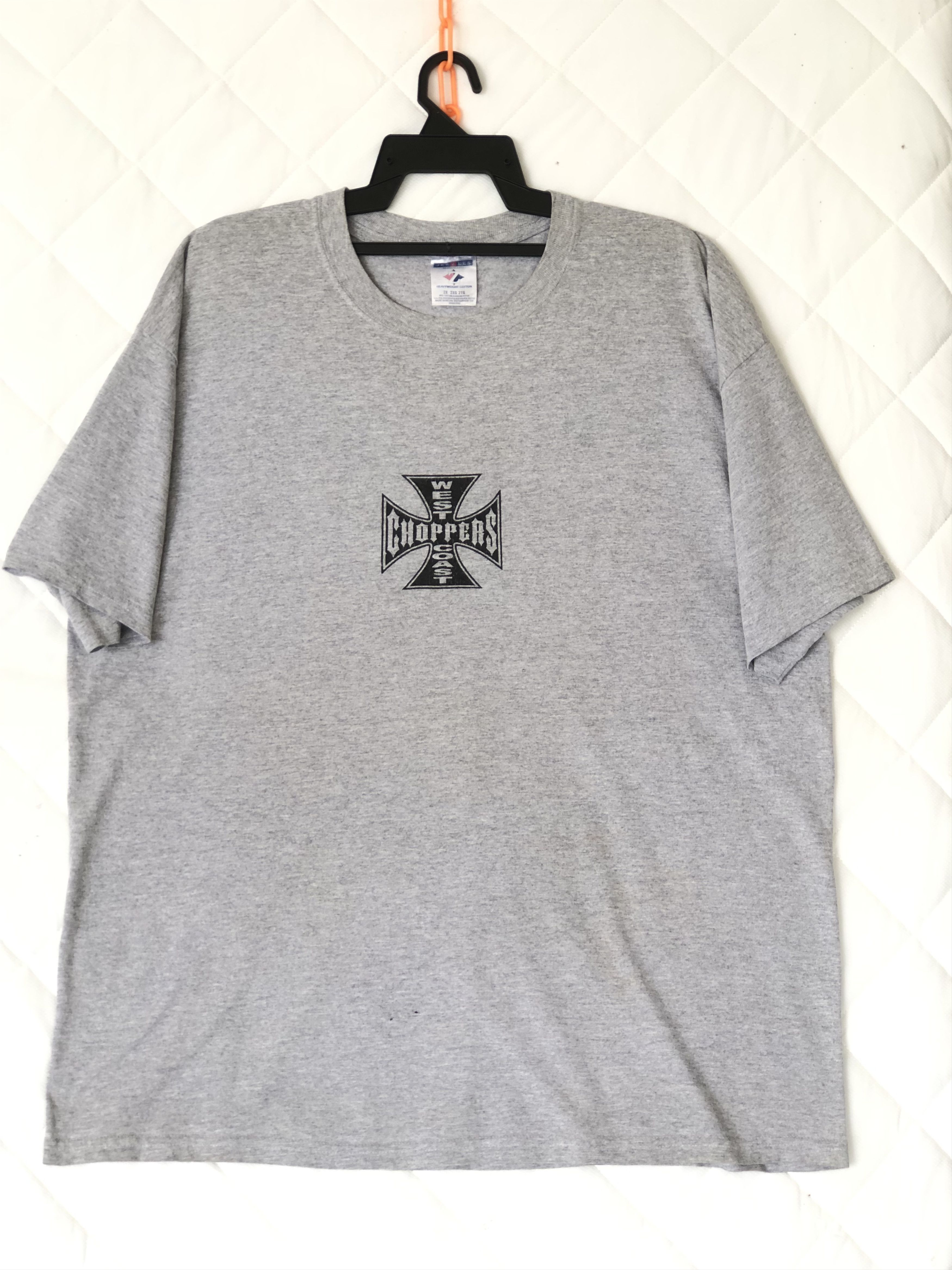 Vintage Vintage WEST COAST CHOPPERS Gray Tee Size US XXL / EU 58 / 5 - 2 Thumbnail