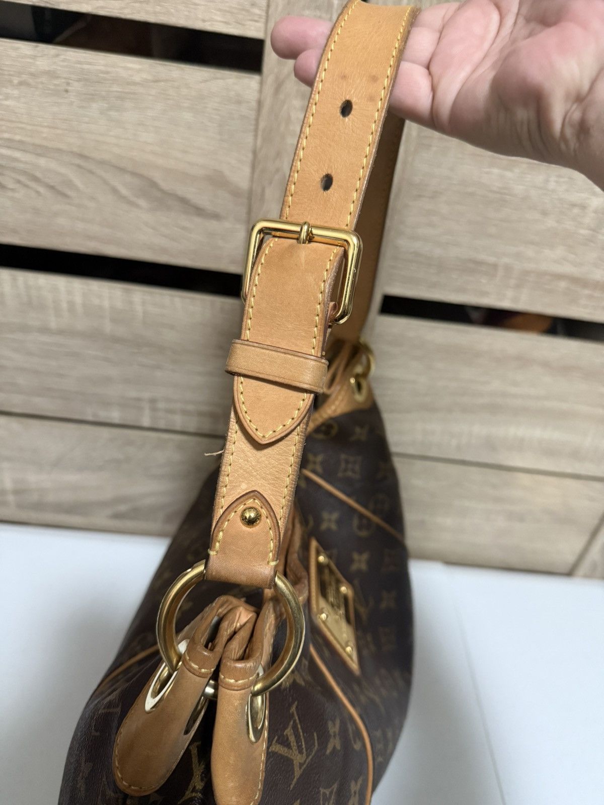 Louis Vuitton LV Galliera Monogram Brown Hobo Shoulderbag Size ONE SIZE - 13 Thumbnail
