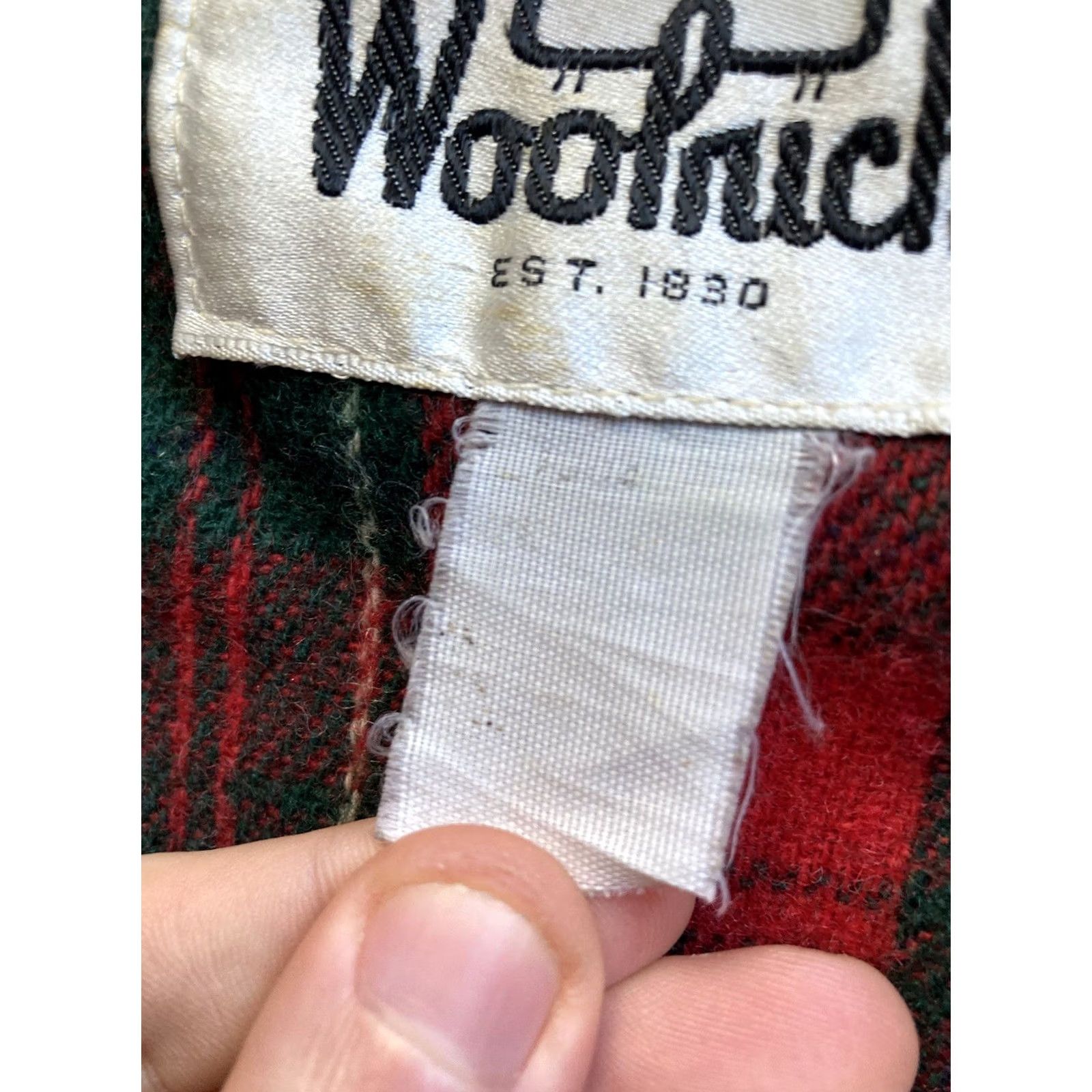 Vintage VINTAGE Woolrich Rain Parka Hooded Plaid Wool Blanket Lined Beige Mens Large Size US L / EU 52-54 / 3 - 6 Thumbnail