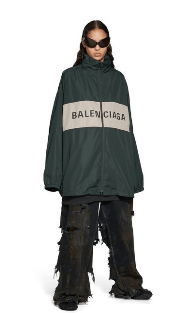 Balenciaga BALENCIAGA Green Zip-up Jacket Size US L / EU 52-54 / 3 - 3 Thumbnail