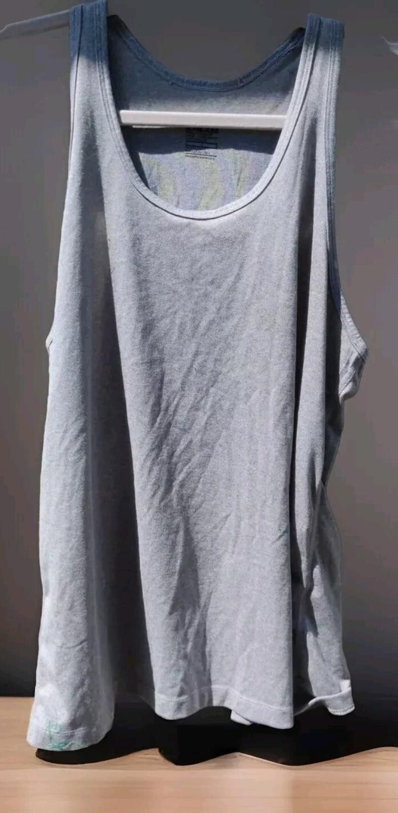 Nike Nike Dri-FIT Tank Top Solid Gray Womens Sz Large L Regular F Size L / US 10 / IT 46 - 1 Thumbnail