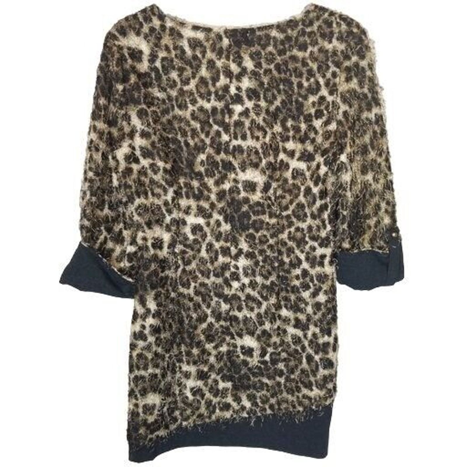 Alberto Alberto Makali Leopard Print Sweater Eyelash Size M Artsy Size M / US 6-8 / IT 42-44 - 7 Thumbnail