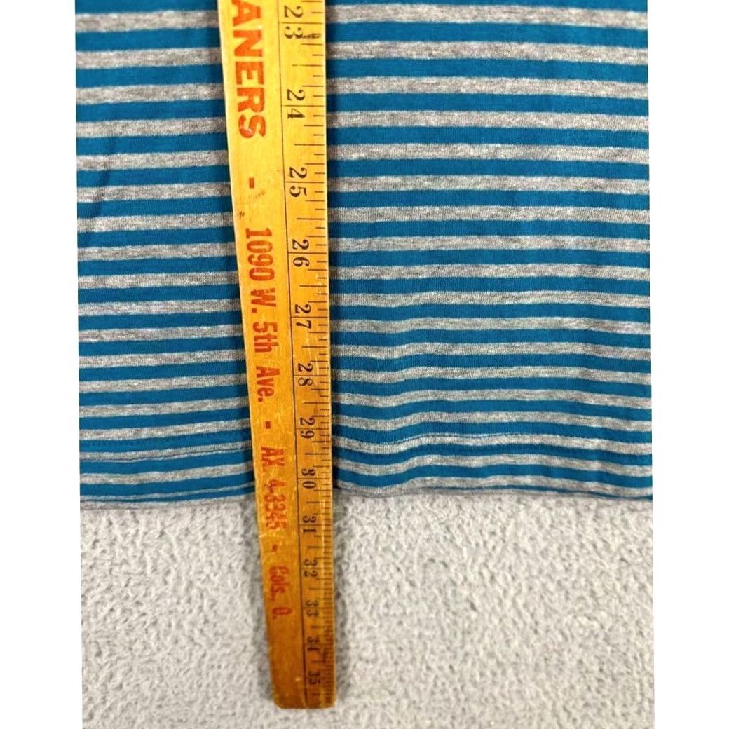 Vintage St. John's Bay Henley Shirt Mens XL Blue/Gray Striped Long Sleeve Classic NEW Size US XL / EU 56 / 4 - 7 Thumbnail