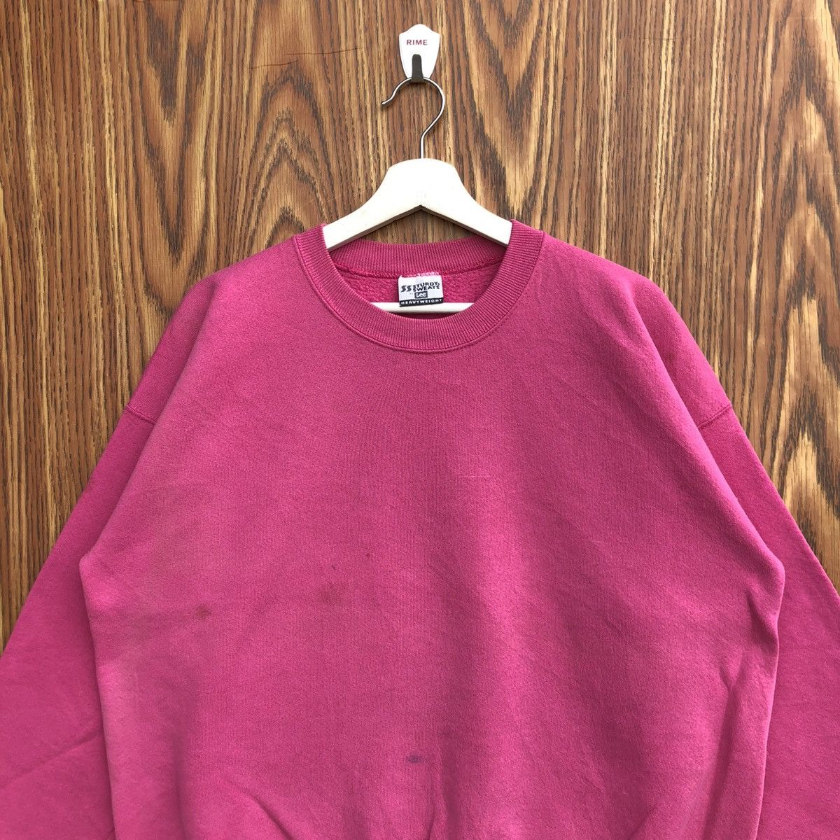 Vintage Vintage 90s Rare Essential Lee Basic Megenta Crewneck Size US L / EU 52-54 / 3 - 3 Thumbnail