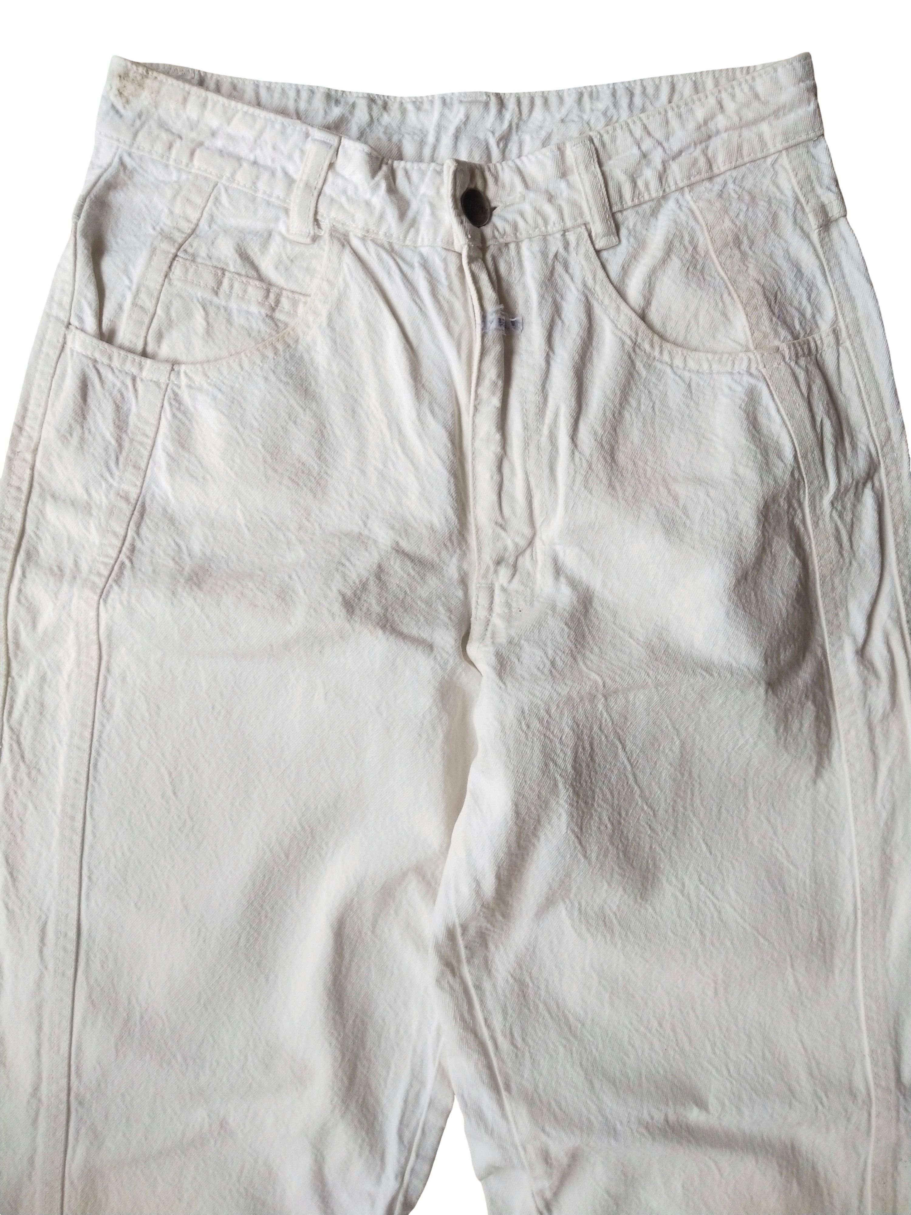Edwin Vintage 90s Edwin White Tapered Denim Pants Size US 28 / EU 44 - 2 Thumbnail