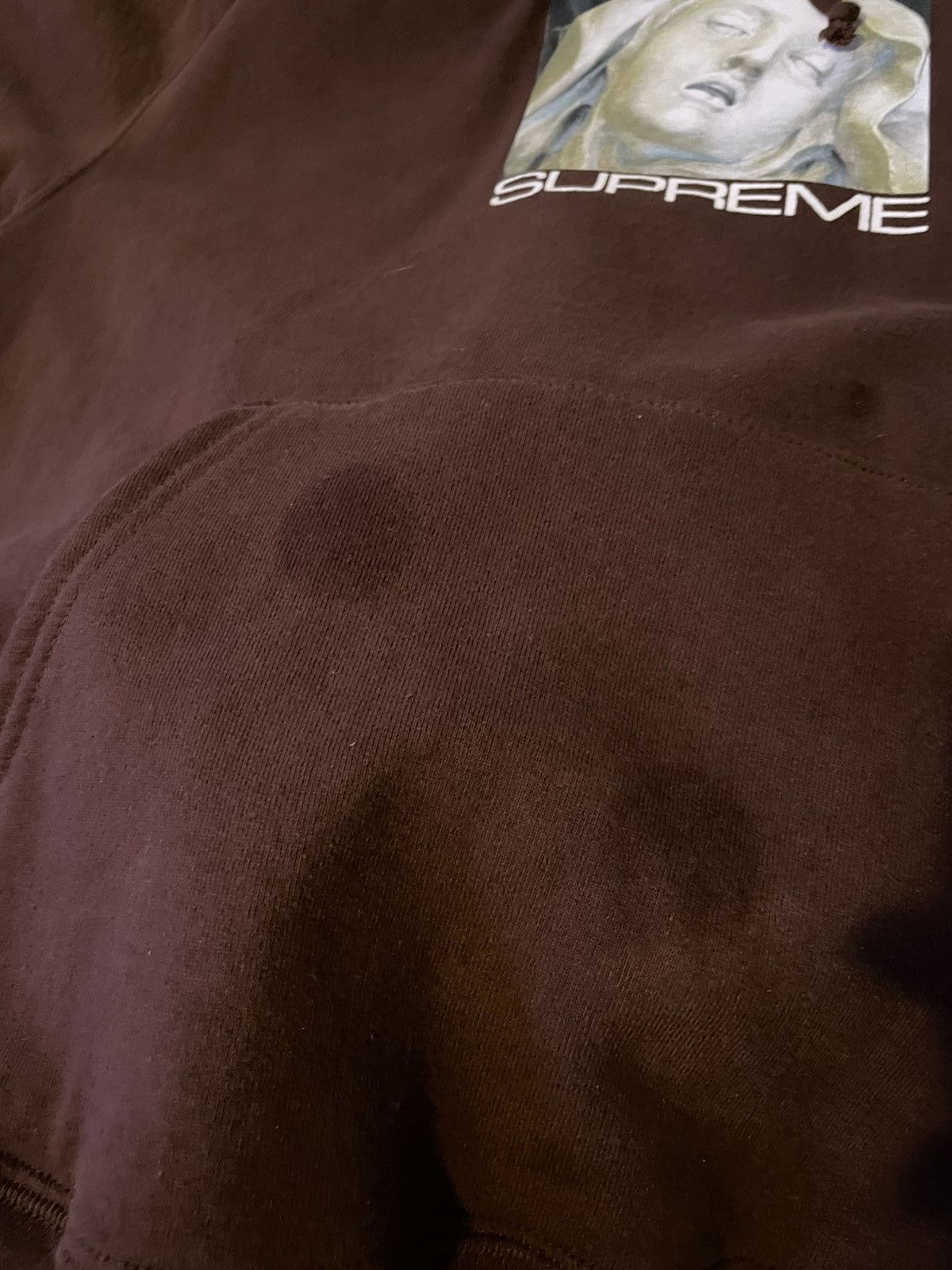Supreme SUPREME Brown 'Ecstasy' Hoodie (FW21) Size US M / EU 48-50 / 2 - 11 Thumbnail