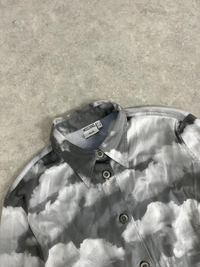Moschino Moschino Cloud Grey Shirt Size US S / EU 44-46 / 1 - 7 Thumbnail