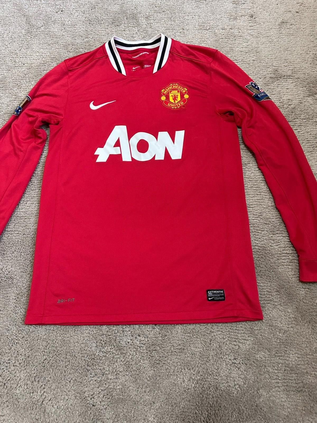 Nike Nike Manchester United Home 2011-2012 Long Sleeve Jersey M Size US M / EU 48-50 / 2 - 3 Thumbnail