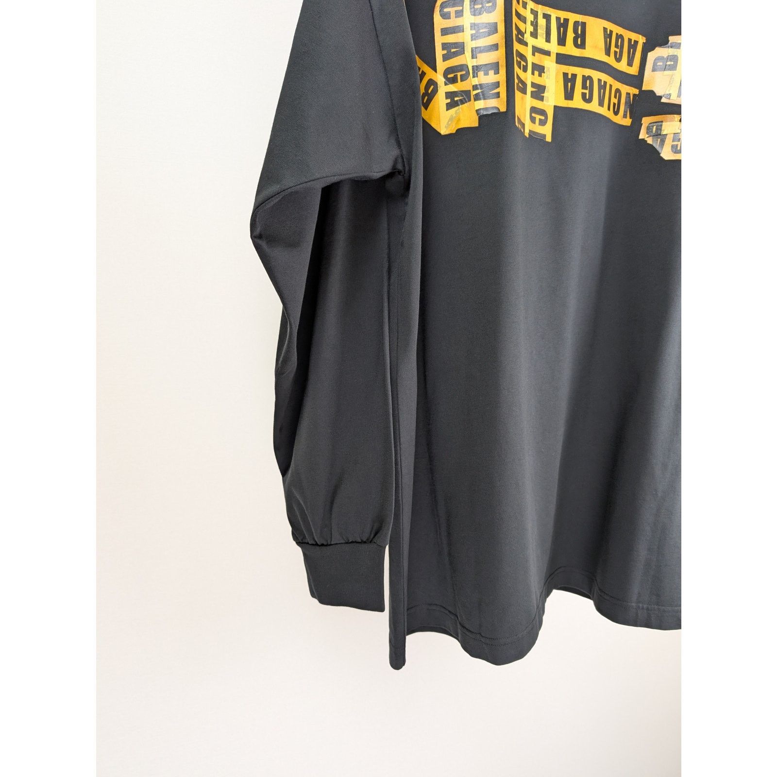 Balenciaga o1rshd1 Need for Speed Long Sleeve Large Fit T-Shirt Black Size US M / EU 48-50 / 2 - 13 Thumbnail