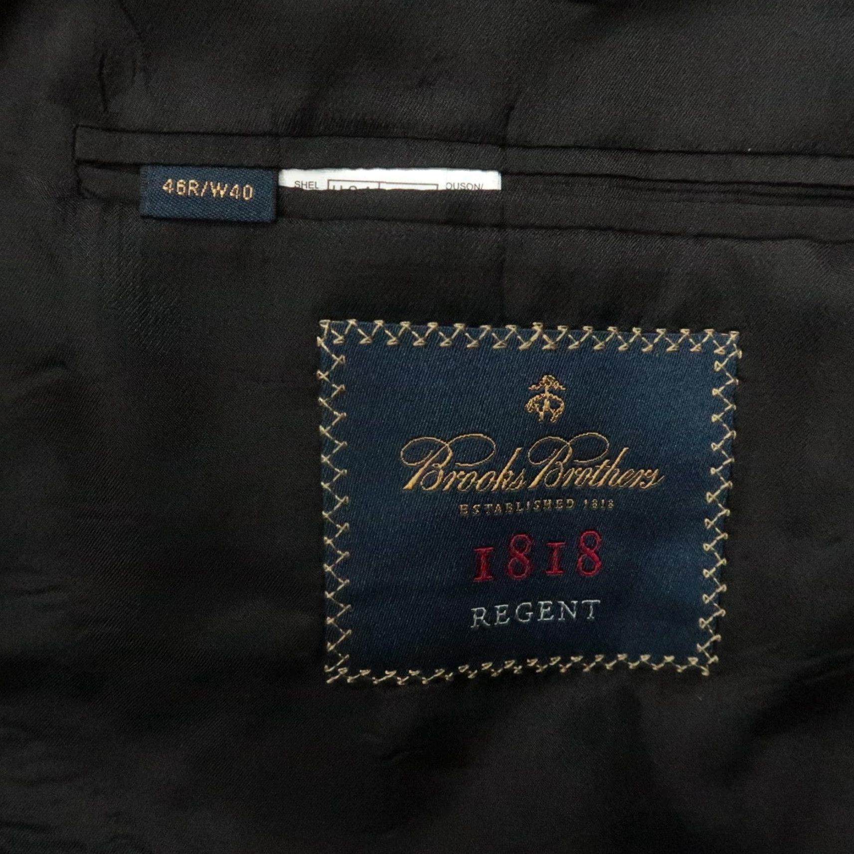 Brooks Brothers VINTAGE Brooks Brothers Mens Blazer 46R Gray Wool 2 Piece Business Formal Wedding Athletic Fit Size 46R - 3 Thumbnail