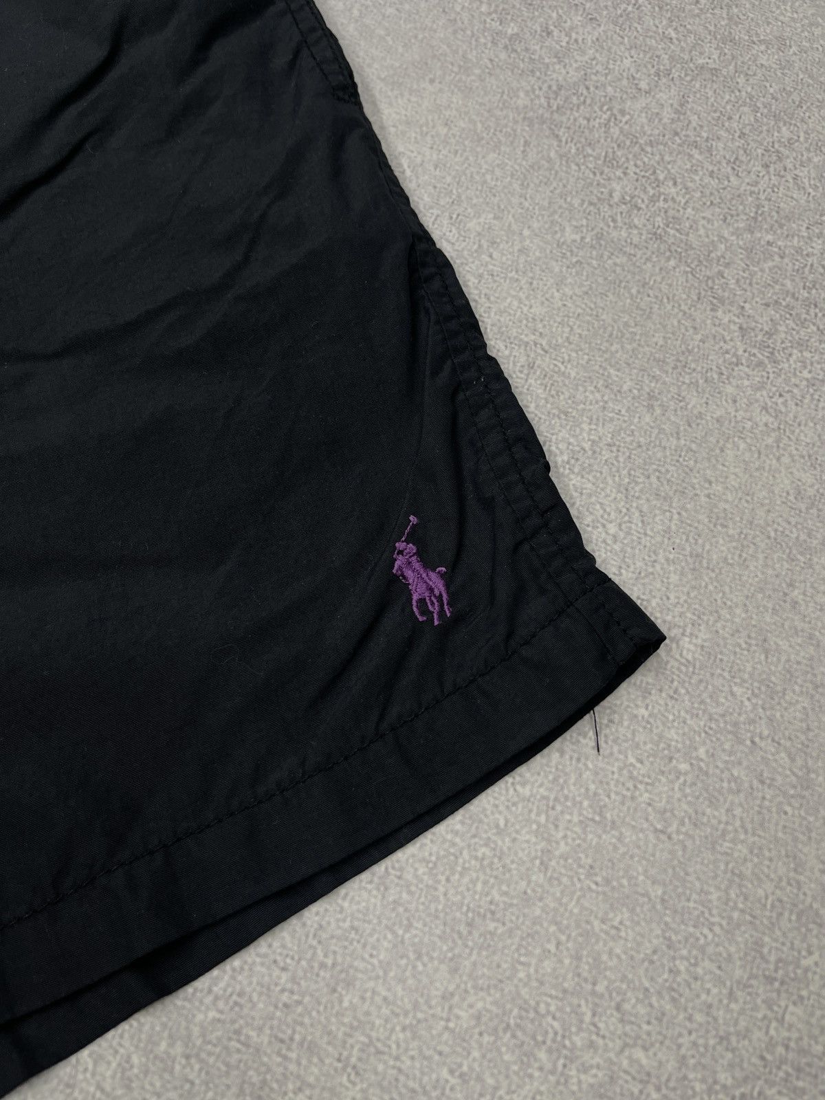 Polo Ralph Lauren × Rugby Ralph Lauren × Vintage Vintage Polo Ralph Lauren Black Shorts Y2K Rugby Size L Size US 34 / EU 50 - 4 Thumbnail