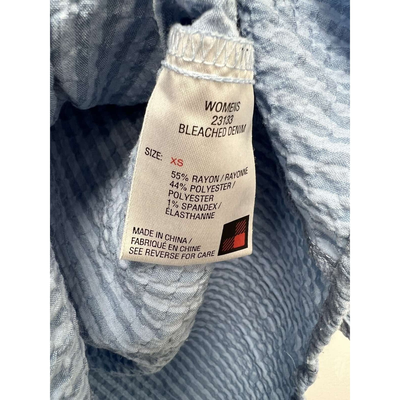 & Other Stories Woolrich Womens 3/4 Sleeve Lightweight Blend Blue,XS A001413 Size XS / US 0-2 / IT 36-38 - 4 Thumbnail