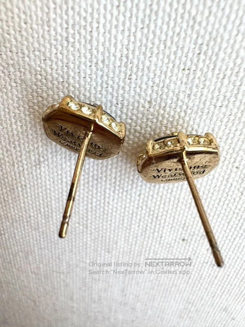 Vivienne Westwood Vivienne Westwood Vintage Moonstone Earrings. Size ONE SIZE - 8 Thumbnail