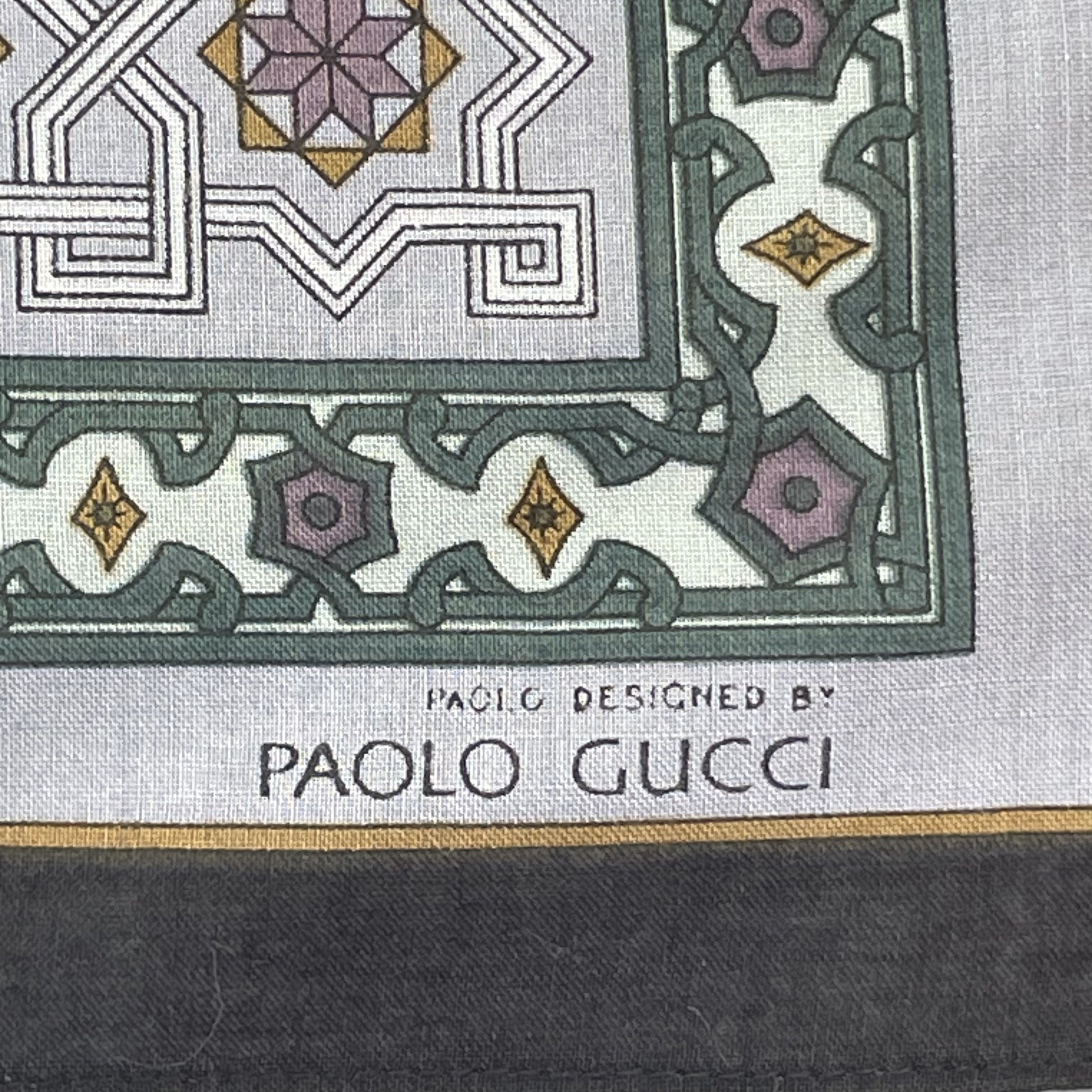 Paolo Gucci Paolo Gucci Handkerchief / Neckerchief / Bandana - 4278 Size ONE SIZE - 8 Thumbnail