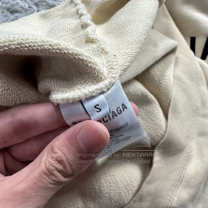 Balenciaga Balenciaga Back label hoodie Size US S / EU 44-46 / 1 - 8 Thumbnail