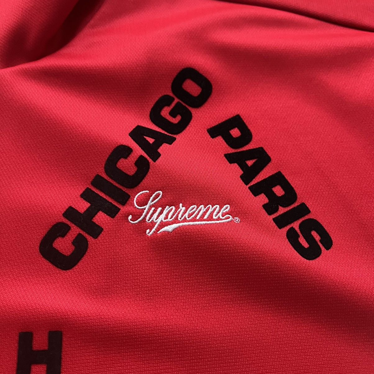 Supreme Supreme Worldwide Tricot Track Jacket Red XL Size US XL / EU 56 / 4 - 3 Thumbnail