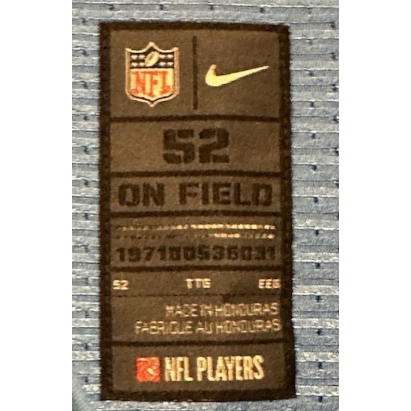 Nike Nike NFL Tennessee Titans On Field Blank Player Limited Jers Size US XL / EU 56 / 4 - 7 Thumbnail