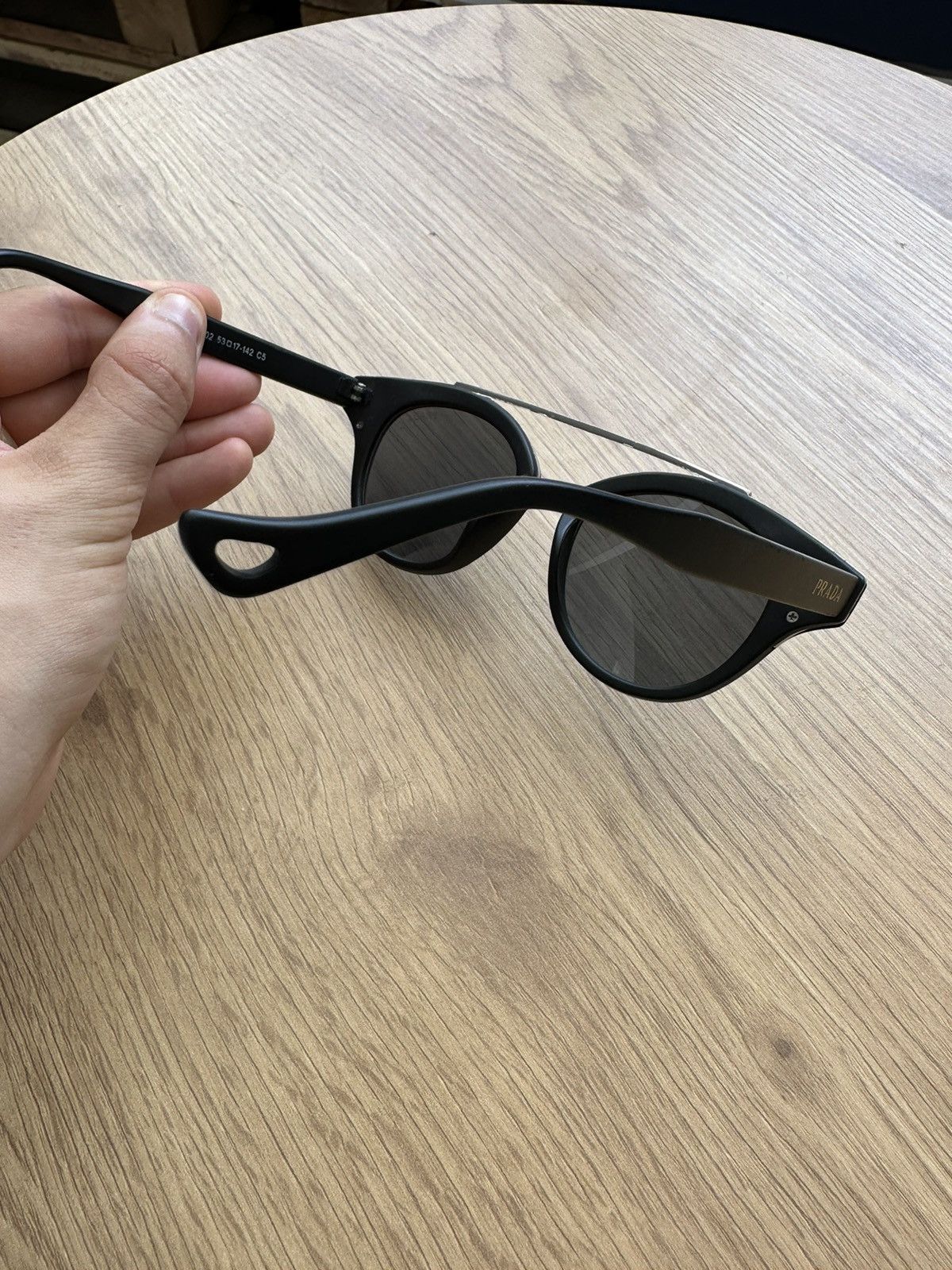 Miu Miu × Prada Prada black sunglasses OS Women PR8502 Size ONE SIZE - 6 Thumbnail