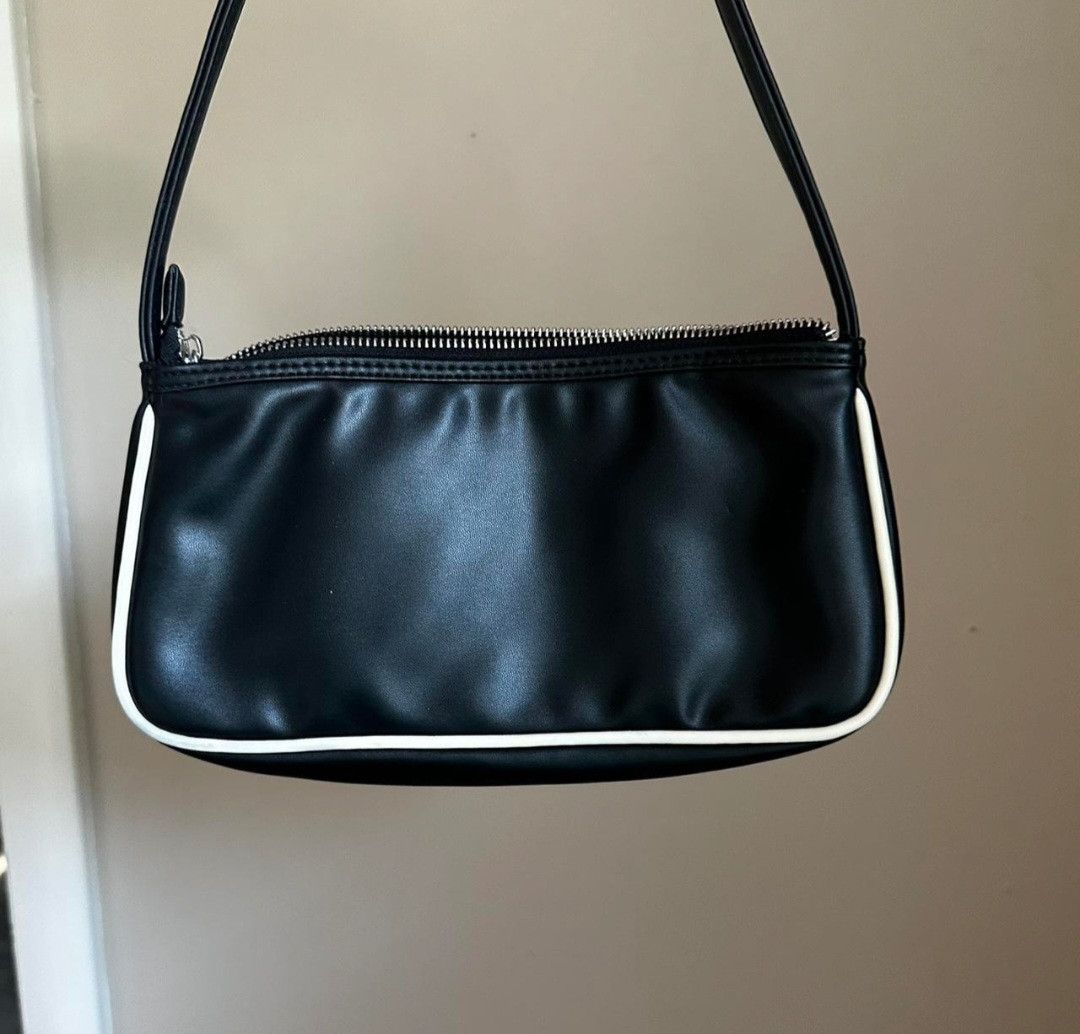 Asos ASOS Black + White Shoulder Bag/Handbag Size ONE SIZE - 4 Thumbnail