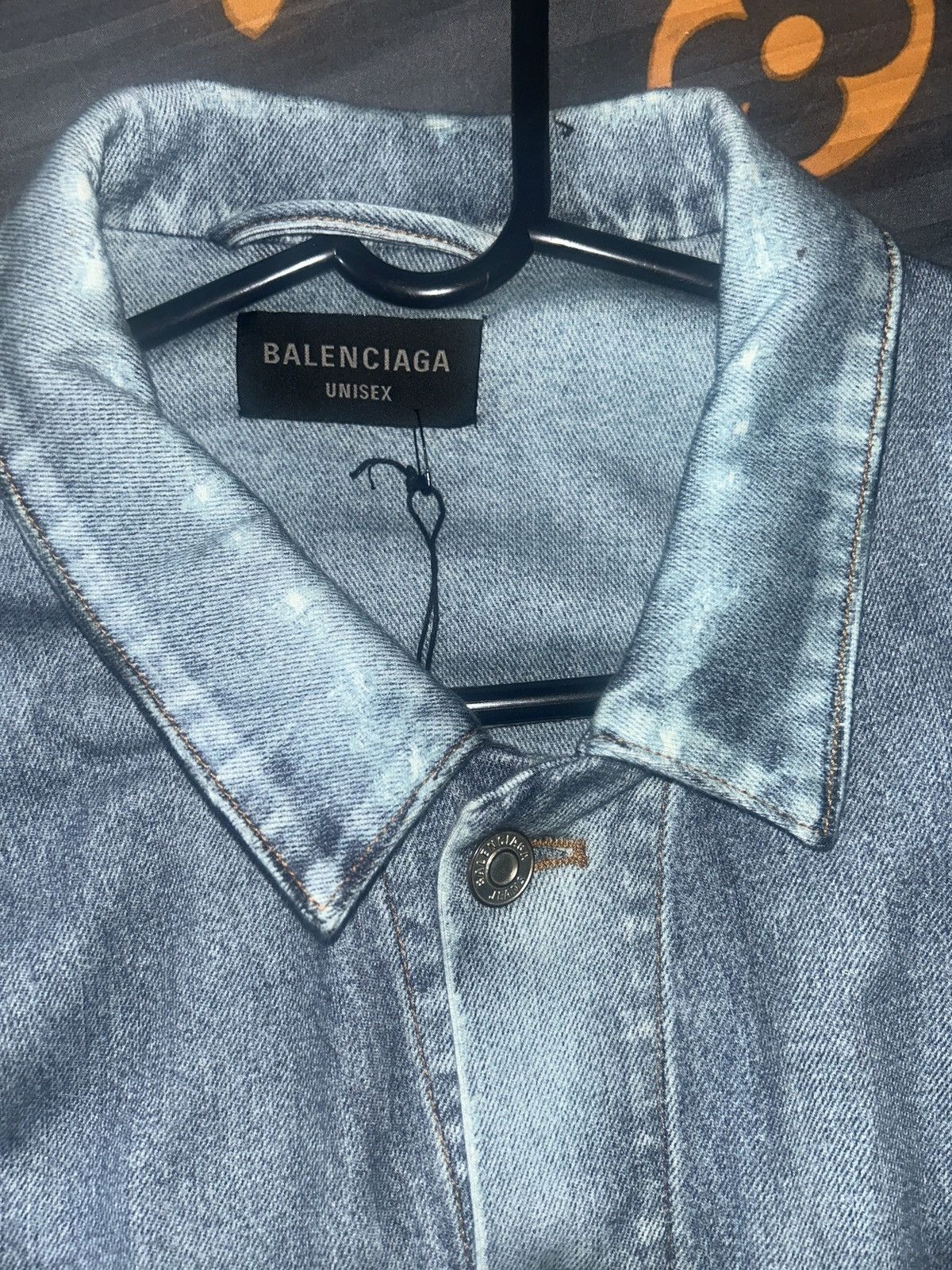 Balenciaga Balenciaga SS22 trompe l'oeil distressed denim Jacket Size US L / EU 52-54 / 3 - 7 Thumbnail
