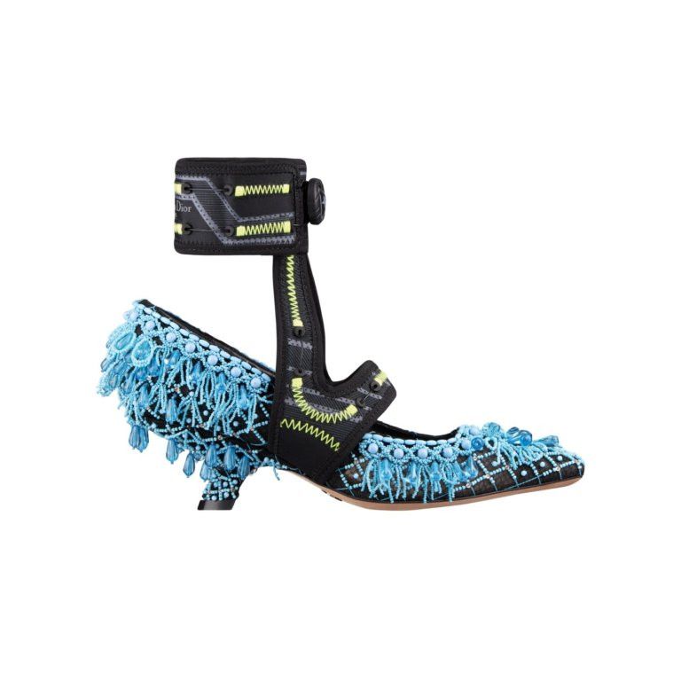 image of Dior O1Bcso1Str0224 Pump In Blue Shoes, Women's (Size 11)