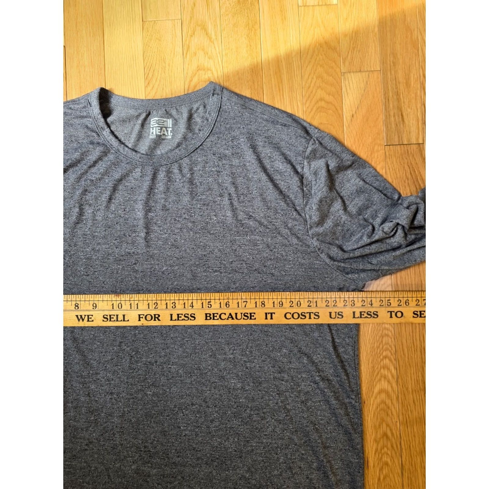 Vintage 32 Degrees Heat Thermal Long Sleeve Shirt Mens 2XL Gray Round Neck Pullover Size US XXL / EU 58 / 5 - 5 Thumbnail