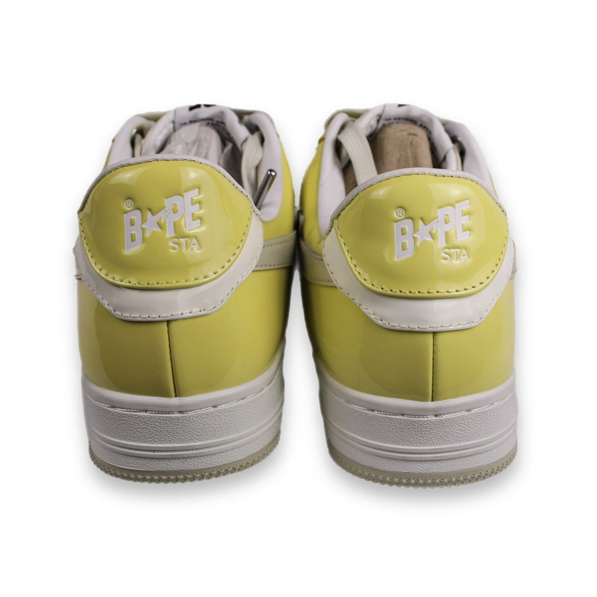 Bape BAPE Bapesta SSENSE Exclusive Beige Patent (Men’s 8 / W 9.5) Size US 8 / EU 41 - 5 Thumbnail